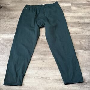 Cabelas Fleece Long Johns Mens 2XL Lightweight Thermal Base Layer Pants Green